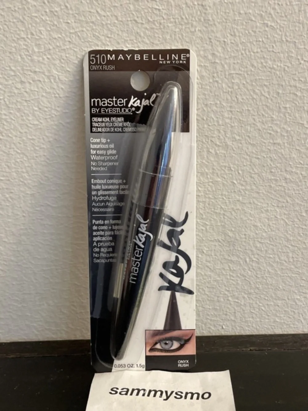 Maybelline Eye Studio Master Kajal Cream Kohl Eyeliner 510 ONYX RUSH